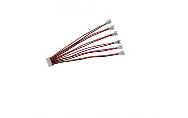 1 To 6 Balance Charger Cable For Walkera Hubsan X4 RC Quadcopter